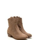 Incaltaminte Femei CheapChic Road Less Traveled Western Booties Taupe