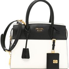 Prada Esplanade Handbag BIANCO+NERO