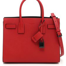 Saint Laurent Ysl Baby Sac De Jour Bag NEW RED NERO