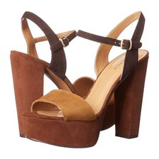 Nine West Carnation Dark Natural/Dark Brown Suede