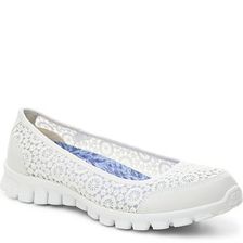 Incaltaminte Femei SKECHERS EZ Flex 2 Flighty Sport Flat White