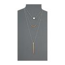 Bijuterii Femei Rebecca Minkoff Two-Tone Three Row Necklace RhodiumGold