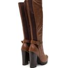 Incaltaminte Femei CheapChic Chunky Factor Faux Leather Lug Boots Chestnut