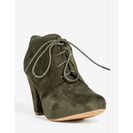 Incaltaminte Femei CheapChic In The Limelight Bootie Olive