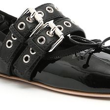 Miu Miu Patent Ballerinas NERO