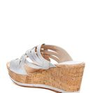 Incaltaminte Femei Donald J Pliner Flore Metallic Wedge Sandal SILVER