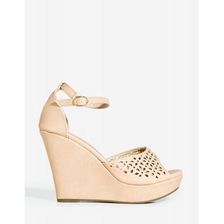 Incaltaminte Femei CheapChic Berlinda-1 Spring Crush Wedge Nude
