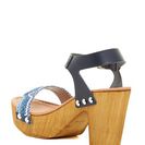 Incaltaminte Femei Charles David Cola Platform Heel Sandal MULTI BLUE