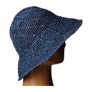 Accesorii Femei LAUREN Ralph Lauren Paper Straw Sunwashed Dockside Cloche ChambrayIndigo