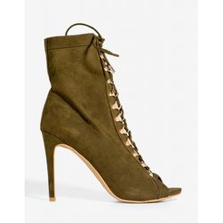 Incaltaminte Femei CheapChic Onelove-95m Its Showtime Bootie Olive