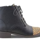 Incaltaminte Femei Michael Antonio Donor Combat Boot BlackLeopard
