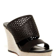 Incaltaminte Femei Charles by Charles David Lucky Platform Slide Sandal BLACK TUMB