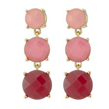 Kate Spade New York Smell The Roses Linear Earrings Bright Pink/Multi