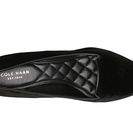 Incaltaminte Femei Cole Haan Tali Luxe Smoking Slipper Wedge Black Velvet