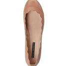 Incaltaminte Femei French Connection Light Doe Iza Scalloped Ballet Flats Light Doe