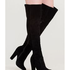 Incaltaminte Femei CheapChic Walking Tall Over-the-knee Boots Black