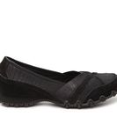 Incaltaminte Femei SKECHERS Relaxed Fit Bikers Mesh Satin Slip-On Sneaker Black