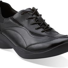 Clarks In-Motion Rock Black Leather