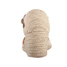 Incaltaminte Femei LAUREN Ralph Lauren Carolina NaturalPolo Tan Cotton CrochetBurnished Vachetta