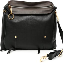 Jimmy Choo Large Mardy Bag BLACK/PECAN