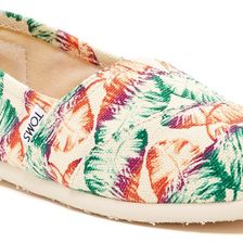 TOMS Classic Tropical Print Alpargata Slip-On Open Miscellaneous