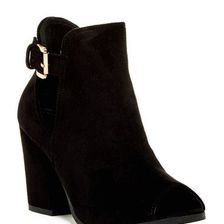 Incaltaminte Femei Top Guy Connie Peep-Toe Bootie BLACK