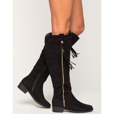 Incaltaminte Femei CheapChic Greta-1 Never Not Chillin Boot Black