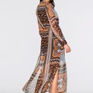 Rochie lungă din şifon 