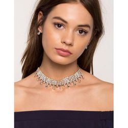 Bijuterii Femei CheapChic Diamond Drops Rhinestone Choker Met Gold