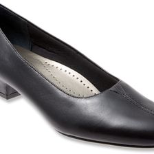 Trotters Doris Black Soft Kid