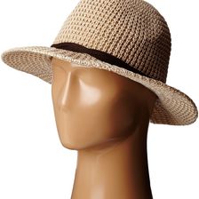 San Diego Hat Company KNH8009 Knit Fedora with Twisted Faux Suede Band Camel