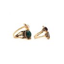 Bijuterii Femei Forever21 Faux Gem Midi Ring Set Antique goldmulti