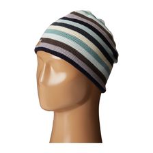 Carhartt Striped Knit Hat Deep Blue