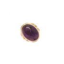 Bijuterii Femei Forever21 Floral Faux Stone Cocktail Ring Purpleantique gold