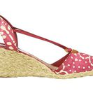 Incaltaminte Femei LAUREN Ralph Lauren Cala PersimmonWheat Batik Floral Cotton