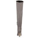 Incaltaminte Femei GUESS Zonian Faux-Suede Over-the-Knee Boots dark grey fabric