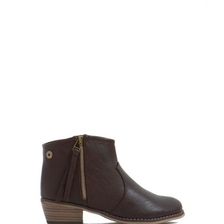 Incaltaminte Femei CheapChic On A Trek Chunky Booties Brown