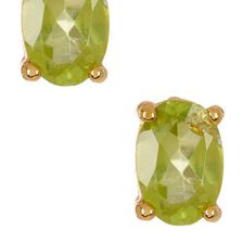 Bijuterii Femei Savvy Cie 14K Gold Plated Sterling Silver Green Peridot Stud Earrings No Color