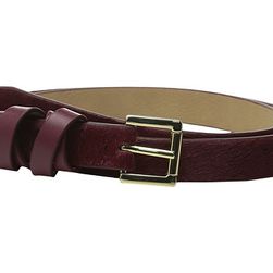 Accesorii Femei Vince Camuto 20mm Haircalf Belt with Smooth Wrapped Loop Cabernet