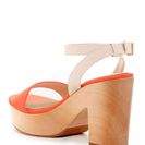 Incaltaminte Femei Chinese Laundry Out Of Sight Chunky Platform Sandal ORANGE COMBO