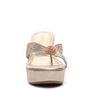 Incaltaminte Femei Patrizia by Spring Step Luscious Wedge Sandal Champagne