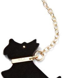 Ralph Lauren Scottie Dog Handbag Charm Black