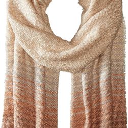 BCBGeneration Ombre Stripe Oversized Wrap Sienna