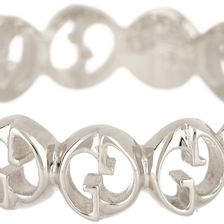 Gucci 18K White Gold 1973 Ring - Size 6 SILVER