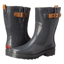 Incaltaminte Femei Chooka Top Solid Mid Rain Boot Charcoal