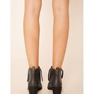 Incaltaminte Femei Forever21 Zippered Ankle Booties Grey