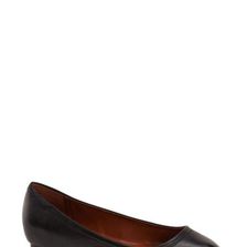 Incaltaminte Femei MIA Bea Leather Flat BLACK LEATHER