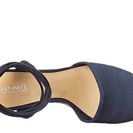 Incaltaminte Femei Michael Kors Margie Closed Toe Wedge Navy Small Weave Canvas