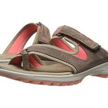 Incaltaminte Femei Rockport Web Thong Slide New Taupe Suede