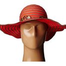 Accesorii Femei San Diego Hat Company RBM5558 Ribbon Sun Brim Hat Cayenne